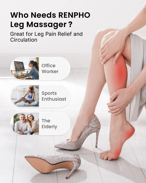 Air Compression Leg Massager Heating Massager Renpho